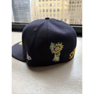 New York Yankees NEW ERA 59FIFTY Fitted Hat 7 3/8 THE SIMPSONS BART LISA SIMPSON